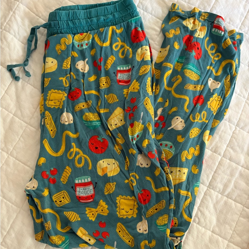 Little Sleepies Pasta Party men’s bottoms size L